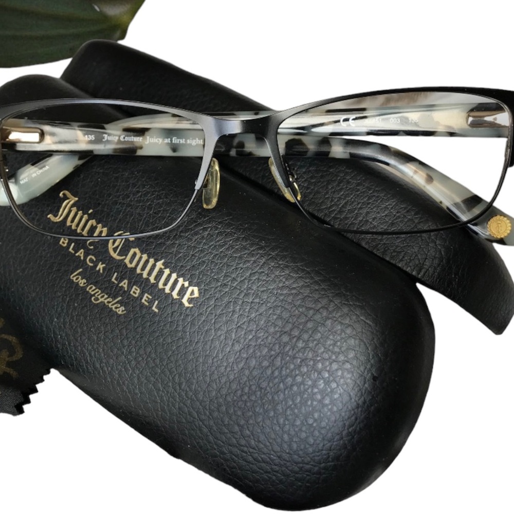 New Designer Frames Black Label Juicy Couture Full Rim Eye Glasses Frames Luxury